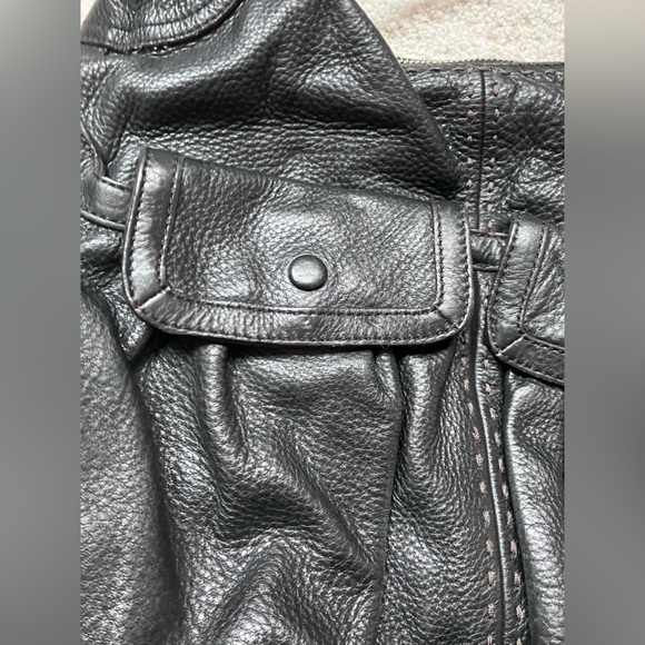Cole Haan black leather hobo - Picture 4 of 11